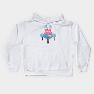 the monster with heart Kids Hoodie